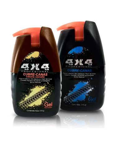 4X4 PROFESIONAL GEL CUBRECANAS CAFE 315 GRS. (D)