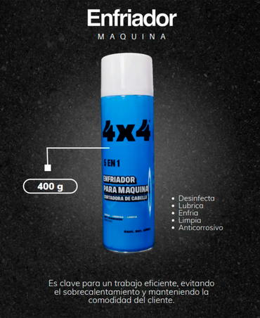 4X4 PROFESIONAL ENFRIADOR PARA MAQUINA 5 EN 1 400 G.