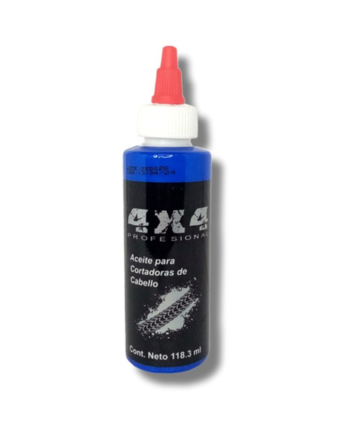 4X4 ACEITE PARA CORTADORAS DE CABELLO 118.3 ML.