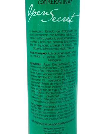 OPEN SECRET KERATINA TRATAMIENTO SIN ENJUAGUE 300 ML.