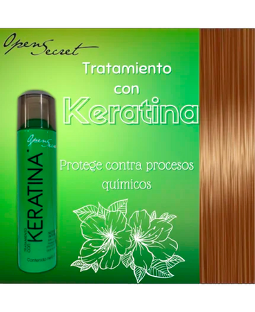 OPEN SECRET KERATINA TRATAMIENTO SIN ENJUAGUE 300 ML.
