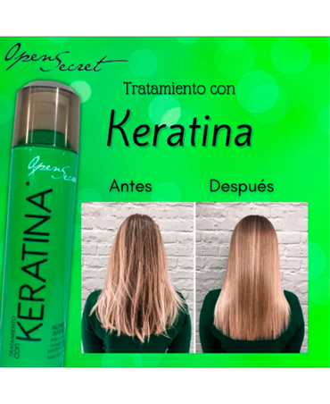 OPEN SECRET KERATINA TRATAMIENTO SIN ENJUAGUE 300 ML.