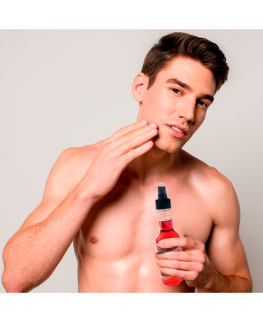 4X4 AFTER SHAVE ROJO METALICO 300 ML.