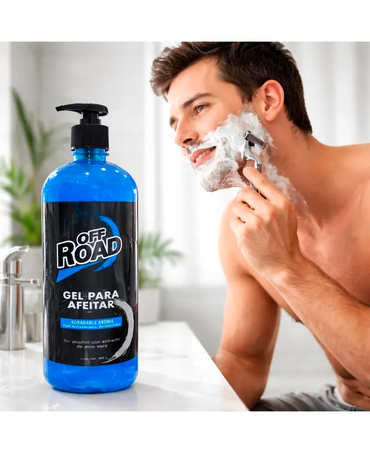 4x4 GEL PARA AFEITAR OFF ROAD 1 KG. AZUL