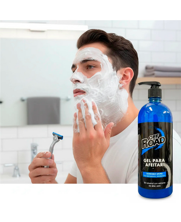 4x4 GEL PARA AFEITAR OFF ROAD 1 KG. AZUL