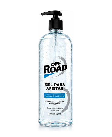 4x4 GEL PARA AFEITAR OFF ROAD 1 KG. CRISTAL