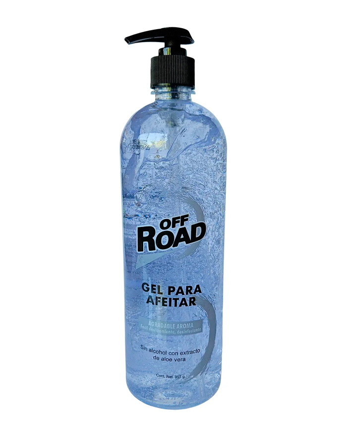4x4 GEL PARA AFEITAR OFF ROAD 1 KG. CRISTAL