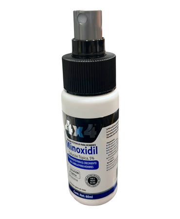 4X4 SOLUCION TOPICA CON MINOXIDIL 5% 60 ML.