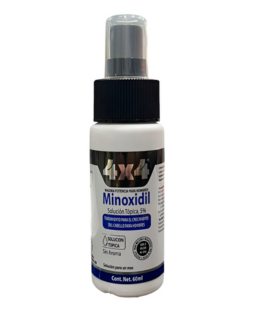 4X4 SOLUCION TOPICA CON MINOXIDIL 5% 60 ML.