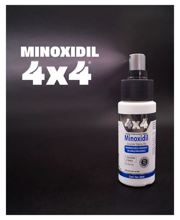 4X4 SOLUCION TOPICA CON MINOXIDIL 5% 60 ML.