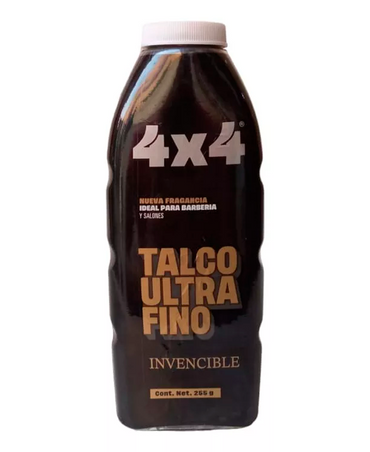 4X4 PROFESIONAL TALCO ULTRA FINO INVENCIBLE 255 GRS.