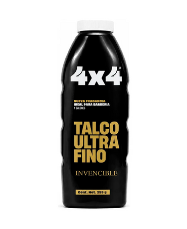 4X4 PROFESIONAL TALCO ULTRA FINO INVENCIBLE 255 GRS.