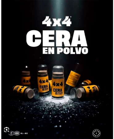 4X4 PROFESIONAL CERA EN POLVO 20 GRS.