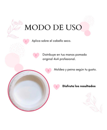 4X4 PROFESIONAL CERA PARA EL CABELLO 100 GRS.