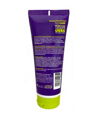 XIOMARA TRATAMIENTO EXTRACTO UVAS CABELLO TEÑIDO 200 G.