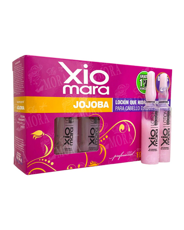 XIOMARA AMPOLLETA LOTION JOJOBA CAJA C/12 X 10 ML