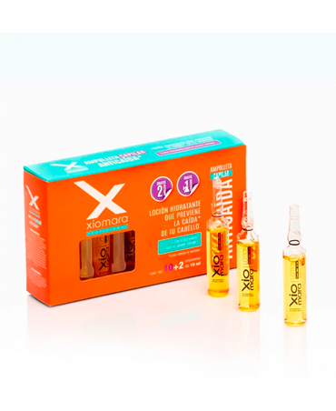 XIOMARA AMPOLLETA ANTICAIDA CAJA C/12 DE 10 ML.