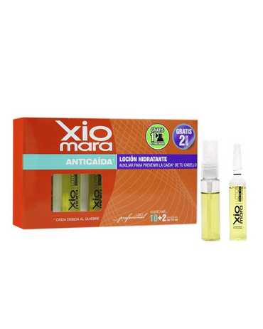 XIOMARA AMPOLLETA ANTICAIDA CAJA C/12 DE 10 ML.