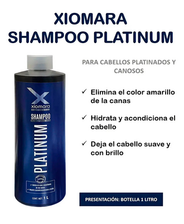 XIOMARA FIXO COLOR SHAMPOO PLATINO 1 LT.