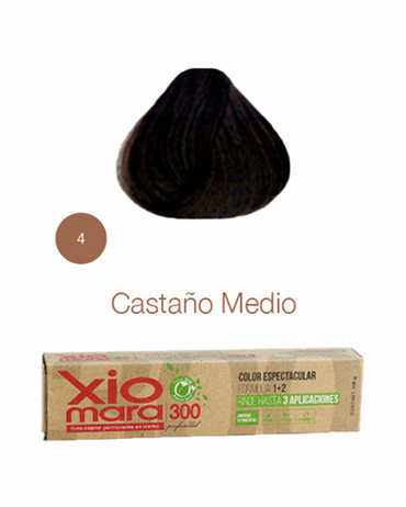 XIOMARA 300 SIN AMONIACO 4.0 CASTAÑO MEDIO - El Palacio De La Belleza