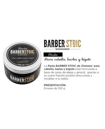 XIOMARA BARBER STOIC PASTA 100 GRS.