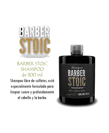 XIOMARA BARBER STOIC SHAMPOO 300 ML.