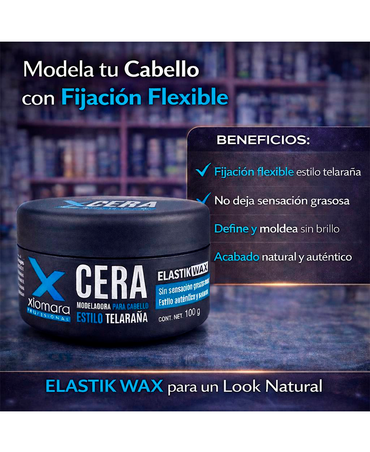 XIOMARA CERA ELASTIK CERA TELARAÑA 100 G. - El Palacio De La Belleza