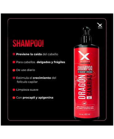 XIOMARA SHAMPOO DRAGON DE CANARIAS 450 ML.