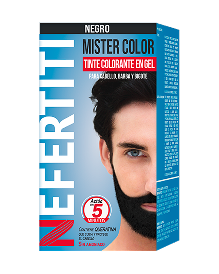 NEFERTITI MISTER COLOR TINTE 5 MINUTOS NEGRO