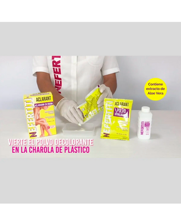 NEFERTITI ACLARAN-T KIT ACLARANTE EN CREMA P/VELLO - El Palacio De La Belleza