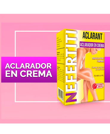 NEFERTITI ACLARAN-T KIT ACLARANTE EN CREMA P/VELLO - El Palacio De La Belleza