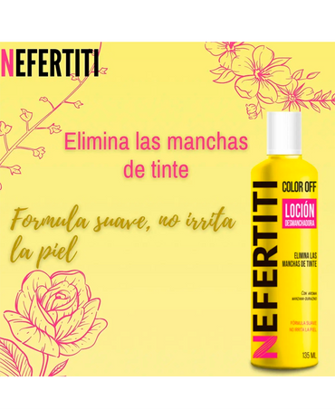 NEFERTITI COLOR OFF QUITAMANCHAS TINTE 130 ML. - El Palacio De La Belleza