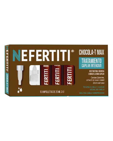 NEFERTITI CHOCOLA-T MAX AMPOLLETAS C/10 PZAS.