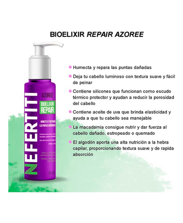 NEFERTITI AZOREE BIOELIXIR REPAIR UVA 90 ML.