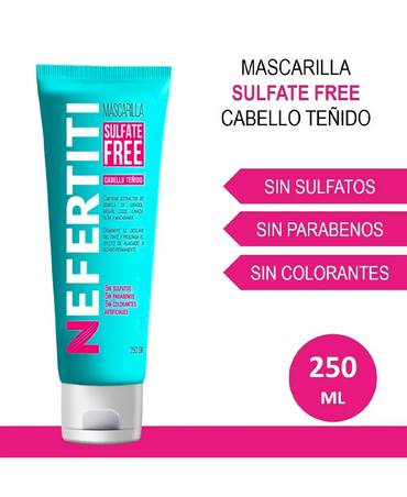 NEFERTITI SULFATE FREE CABELLO TEÑIDO MASCARILLA 250 ML.