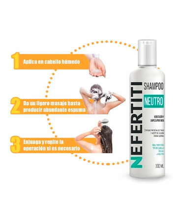 NEFERTITI SHAMPOO NEUTRO 300 ML.