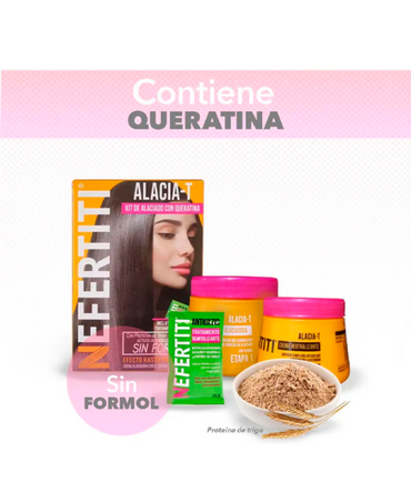 NEFERTITI KIT ALACIA-T ALACIADOR EN CREMA 2 TARROS 200 GRS.