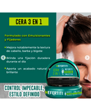 NEFERTITI BARBER CERA 3 EN 1 100 G.