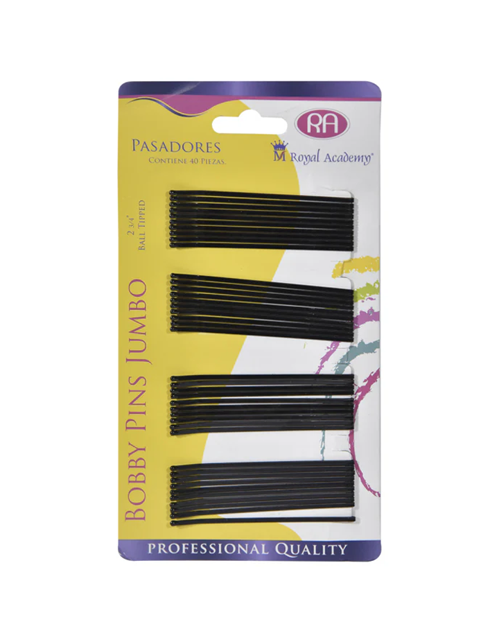 ROYAL ACADEMY PASADORES 2/34" C/40 PIEZAS NEGRO 1507