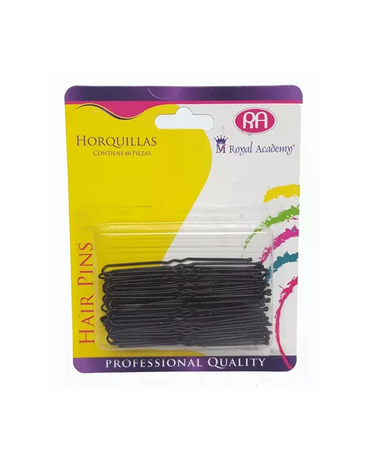 RA HORQUILLA ROYAL ACADEMY 2 3/4" NEGRA C/300 PZAS. COD.1601