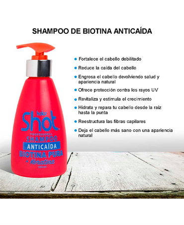 KOLOR SHOT BIOTINA SHAMPOO 250 ML.