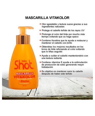 KOLOR SHOT VITAKOLOR MASCARILLA 250 ML.