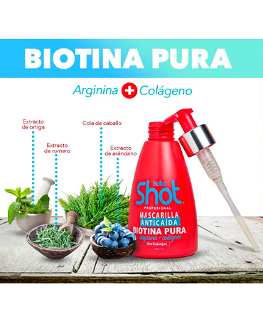 KOLOR SHOT BIOTINA MASCARILLA 250 ML.