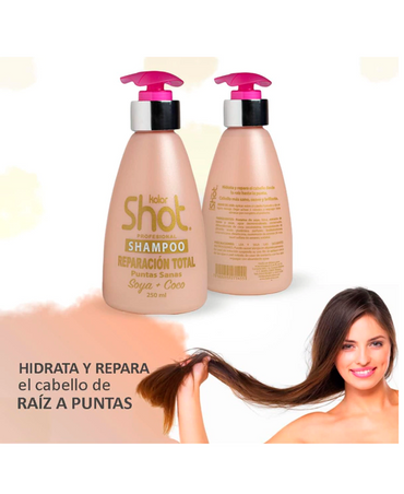 KOLOR SHOT REPARADOR TOTAL SHAMPOO 250 ML.