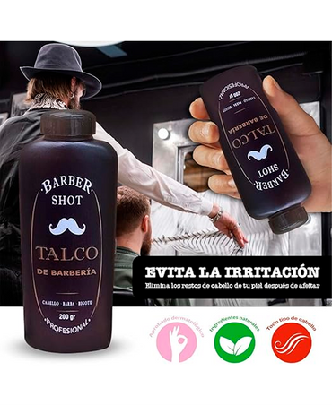 KOLOR SHOT BARBER TALCO 240 GRS.