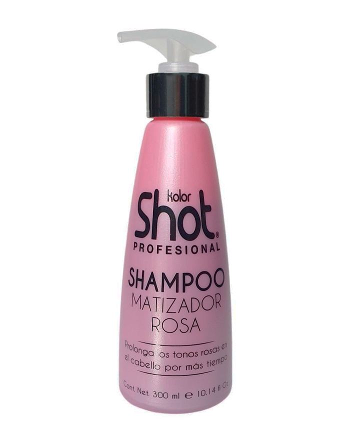 KOLOR SHOT SHAMPOO MATIZADOR ROSA 300 ML.