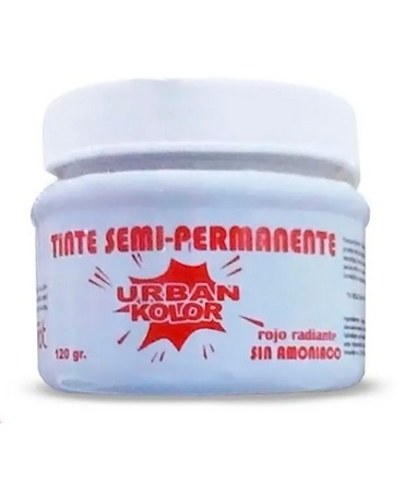 KOLOR SHOT MASCARILLA URBAN ROJO RADIANTE 120 GRS.