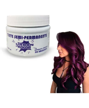 KOLOR SHOT MASCARILLA URBAN PURPURA RADIANTE 120 GRS.
