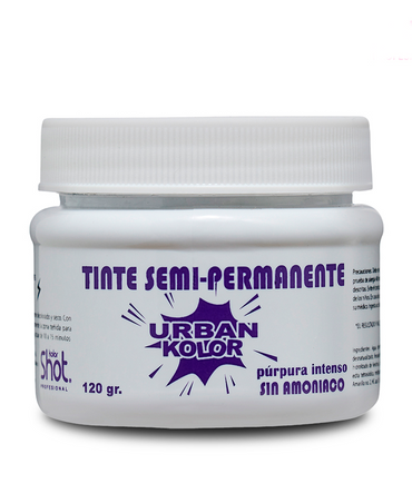KOLOR SHOT MASCARILLA URBAN PURPURA RADIANTE 120 GRS.