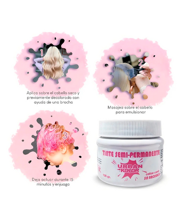 KOLOR SHOT MASCARILLA URBAN COTTON CANDY 120 GRS.